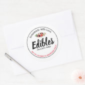 Edibles-label Ronde Sticker (Envelop)