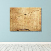 Edict van keizer Diocletian Canvas Afdruk (Insitu (Houten vloer))