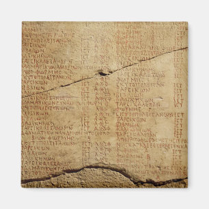 Edict van keizer Diocletian Magneet