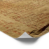 Edict van keizer Diocletian Poster (Hoek)