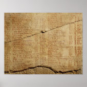 Edict van keizer Diocletian Poster (Voorkant)