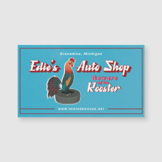 Edie's Auto Officieel Magnet.