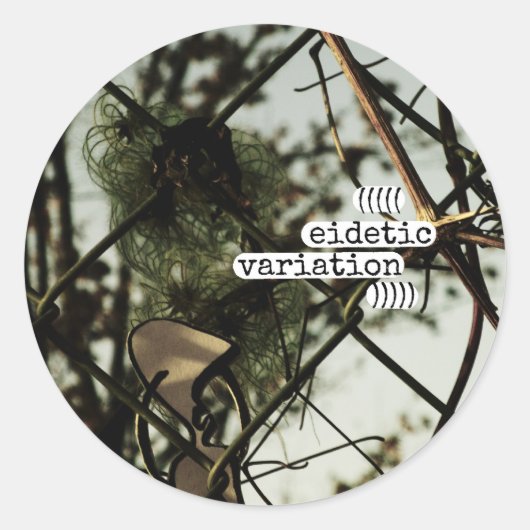 Ediëtische variatie ronde sticker (Voorkant)