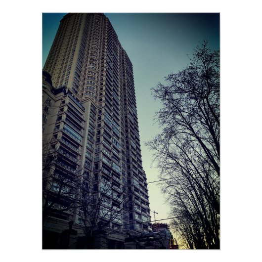 Edificio Chateau Libertador Buenos Aires Argentina Perfect Poster (Voorkant)