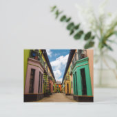 Edificios coloridos históricos briefkaart (Staand voorkant)