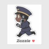 Edin Running - Tweede Contact Vinyl Sticker (Vel)