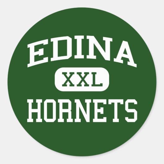 Edina - Hoornaars - Middelbare school - Edina Minn Ronde Sticker (Voorkant)