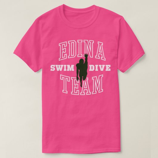 Edina Swim Dive Team5 T-shirt (Design voorkant)