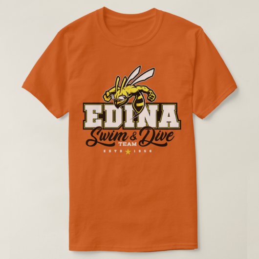 Edina Zwemduikteam3 T-shirt (Design voorkant)