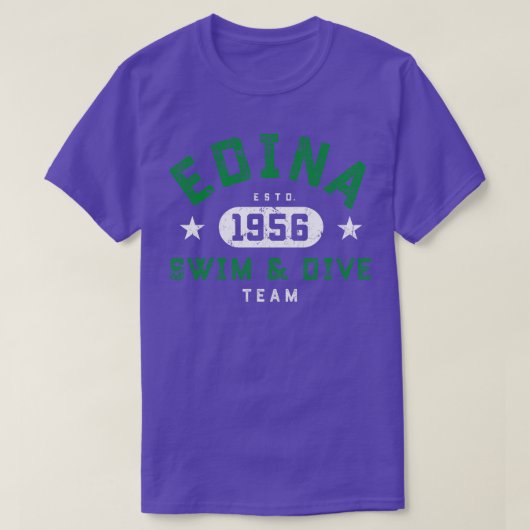 Edina Zwemduikteam 1 T-shirt (Design voorkant)