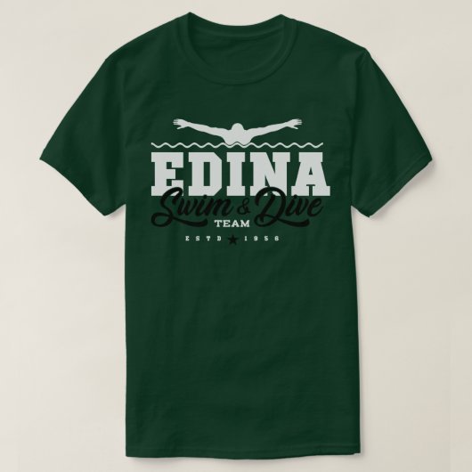 Edina Zwemduikteam 2 T-shirt (Design voorkant)