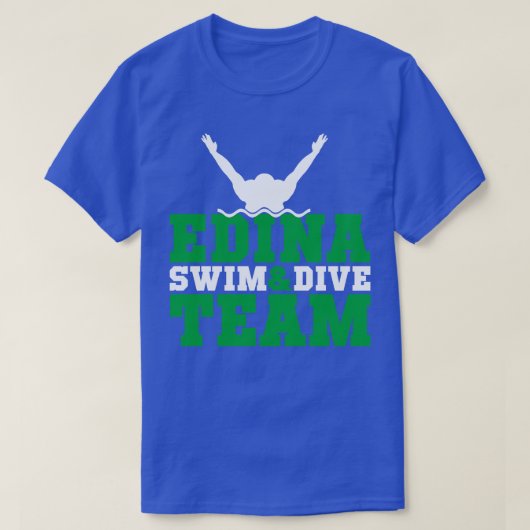 Edina Zwemduikteam 5 T-shirt (Design voorkant)