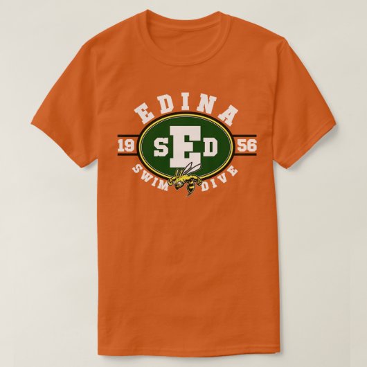 Edina Zwemduikteam 6 T-shirt (Design voorkant)