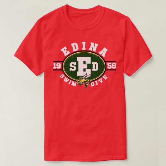 Edina Zwemduikteam 6 T-shirt (Design voorkant)
