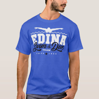 Edina zwemmen duikteam10 t-shirt