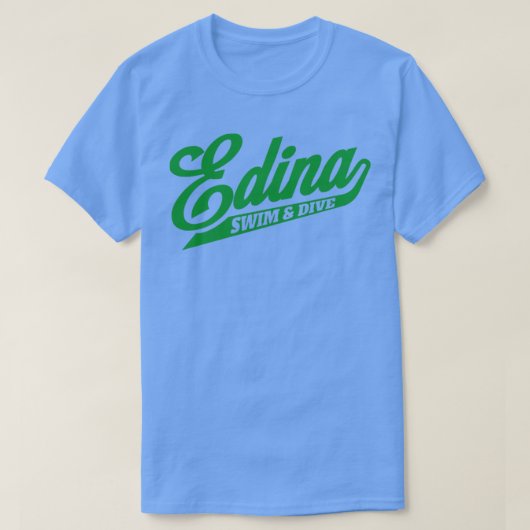 Edina zwemmen duikteam12 t-shirt (Design voorkant)