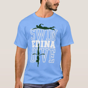 Edina zwemmen duikteam6 t-shirt