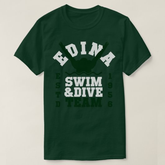 Edina zwemmen duikteam 11 t-shirt (Design voorkant)
