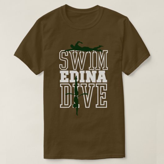Edina zwemmen duikteam 13 t-shirt (Design voorkant)