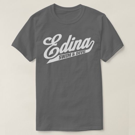 Edina zwemmen duikteam t-shirt (Design voorkant)