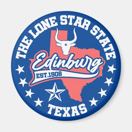 Edinburg, Texas Magneet (Voorkant)
