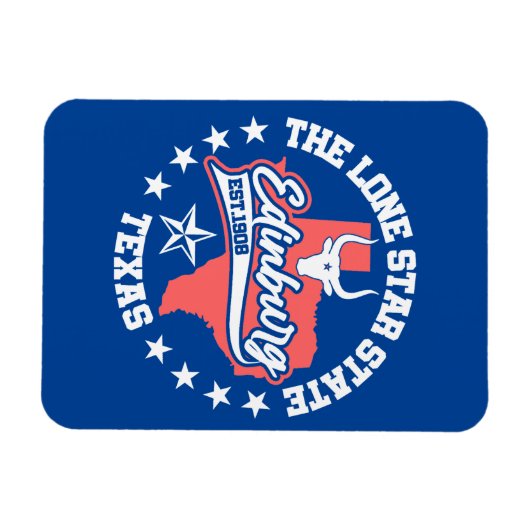 Edinburg, Texas Magneet (Horizontaal)