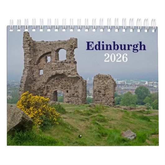 Edinburgh 2026 Calendar Kalender (Hoes)
