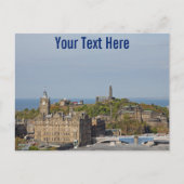 Edinburgh, aanpasbaar Briefkaart voor Schotland (Voorkant)