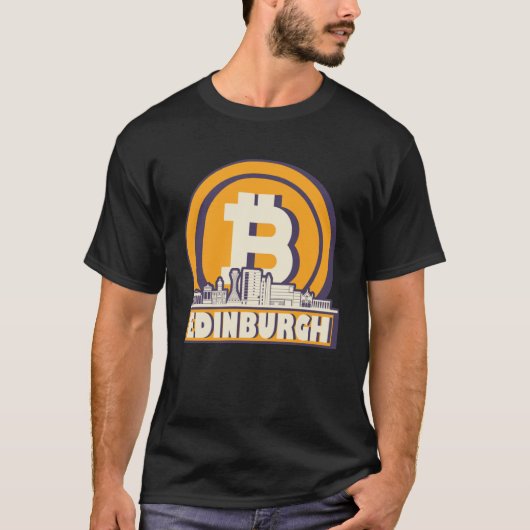 Edinburgh Bitcoin Maximalist T-shirt (Voorkant)