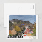 Edinburgh briefkaart (Voorkant / Achterkant)