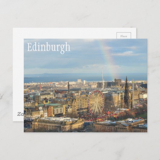 Edinburgh Briefkaart (Voorkant / Achterkant)