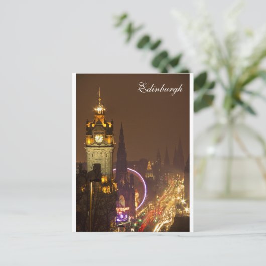 Edinburgh Briefkaart (Staand voorkant)