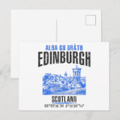 Edinburgh Briefkaart (Voorkant / Achterkant)