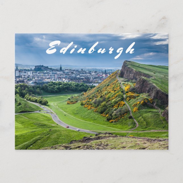 Edinburgh Briefkaart (Voorkant)