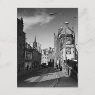 Edinburgh Candlemakers Row Mono Briefkaart