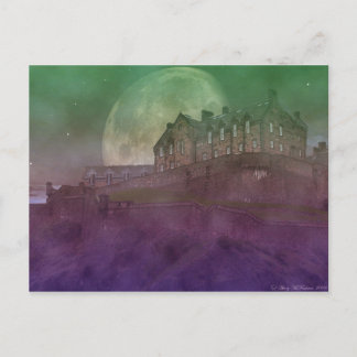 Edinburgh Castle bij nacht Briefkaart