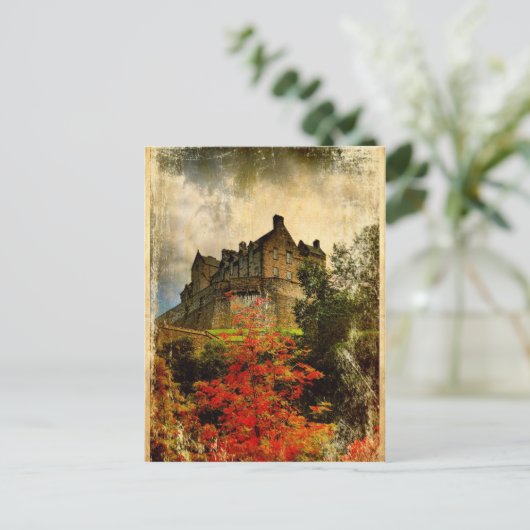 Edinburgh Castle Briefkaart (Staand voorkant)