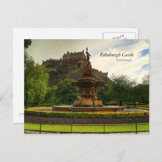 Edinburgh Castle Briefkaart (Voorkant / Achterkant)
