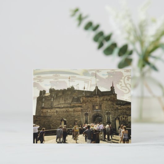 Edinburgh Castle Briefkaart (Staand voorkant)