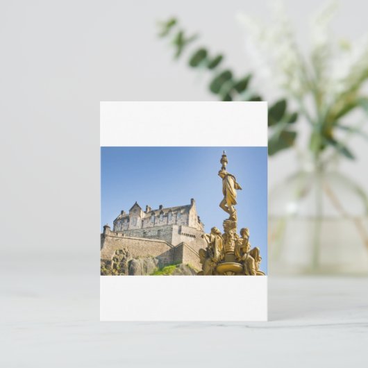 Edinburgh Castle Briefkaart (Staand voorkant)