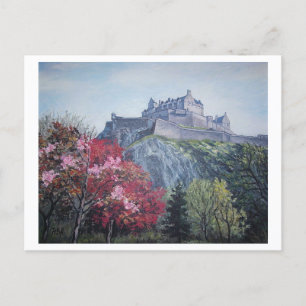 Edinburgh Castle. Edinburgh, het mooie Schotland Feestdagenkaart