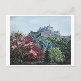 Edinburgh Castle. Edinburgh, Schotland Feestdagenkaart