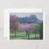 Edinburgh Castle. Edinburgh, Schotland Feestdagenkaart (Voorkant / Achterkant)