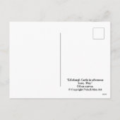 Edinburgh Castle. Edinburgh, Schotland Feestdagenkaart (Achterkant)