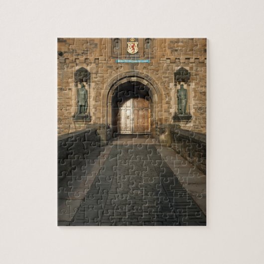 Edinburgh Castle entrance, Edinburgh, Schotland Legpuzzel (Verticaal)