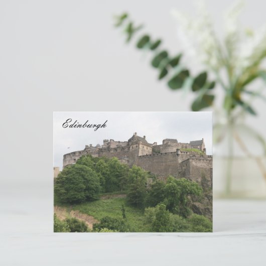 edinburgh castle far briefkaart (Staand voorkant)