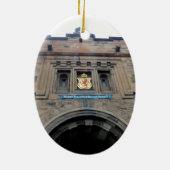 Edinburgh Castle Gatehouse Keramisch Ornament (Achterkant)