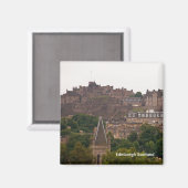Edinburgh Castle in de Afstand Personaliseren Magneet (Voorkant / Achterkant)