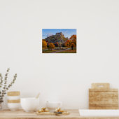 Edinburgh Castle in herfstgoud Poster (Keuken)