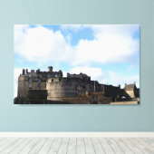 Edinburgh Castle in Schotland Canvas Afdruk (Insitu (Houten vloer))
